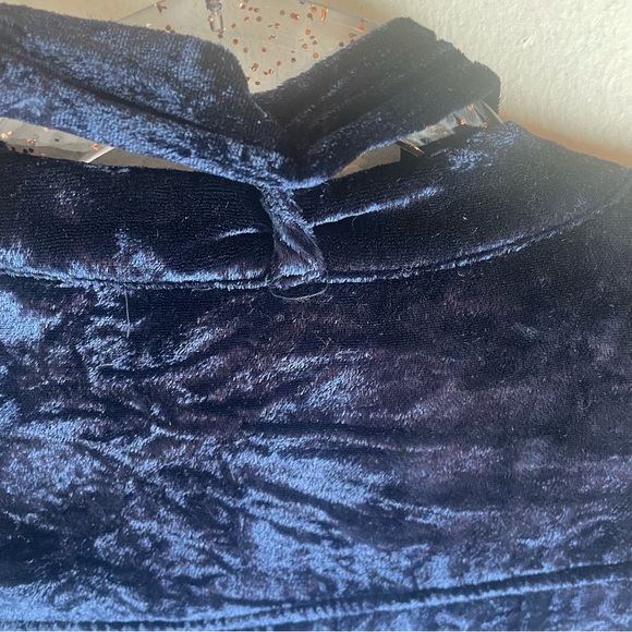 Mauve velvet button front blouse - Picture 4 of 14